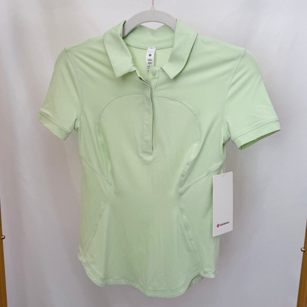 Lululemon Quick Drying Short Sleeve Polo Size 0!